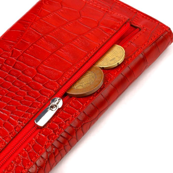 Кошелек Canpellini Из натуральной кожи Красный (21827) изображение 7