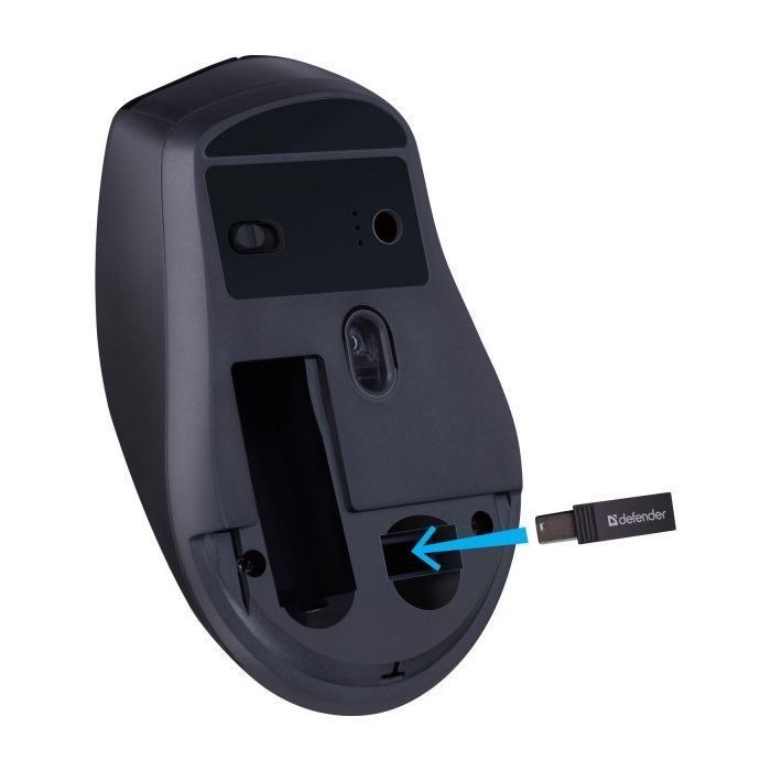 Мишка Defender Effect X MS-095 Wireless Black (52095) зображення 7
