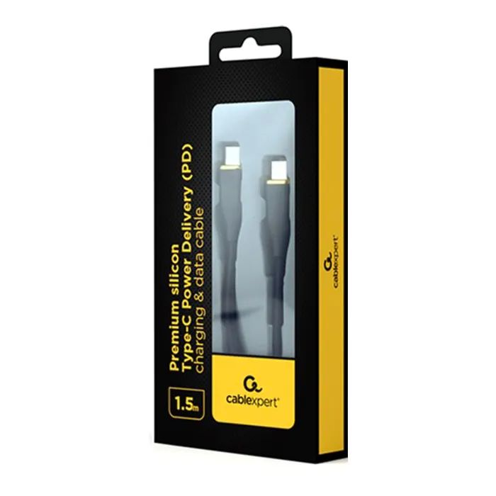 Дата кабель USB-C to USB-C 1.5m 3A Cablexpert (CC-USB2S-CMCM-1.5M-W) изображение 2