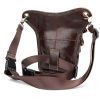 Сумка Vintage На пояс кожаная Коричневая (20013) изображение 2