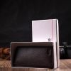 Кошелек Bond Accessories Из натуральной зернистой кожи Коричневый (22052) изображение 11