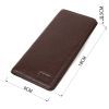 Кошелек Bond Accessories Из натуральной зернистой кожи Коричневый (22052) изображение 3