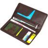 Кошелек Bond Accessories Из натуральной зернистой кожи Коричневый (22052) изображение 8