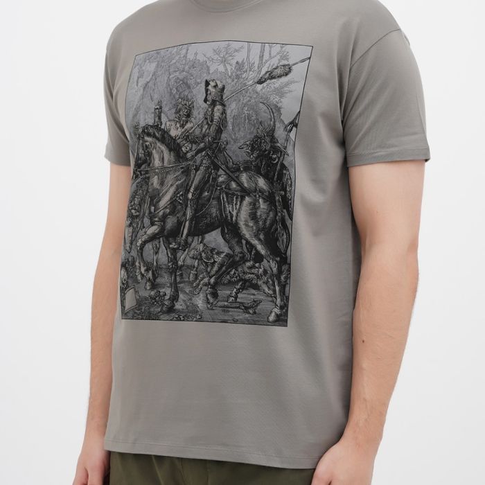 Футболка Sol's Imperial Knight Death and the Devil світло-арміський S (11500330/394S) изображение 3