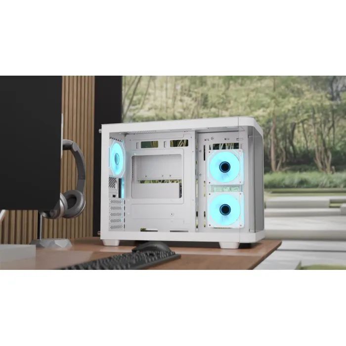 Корпус AeroCool P300C-G-WT-v1 White (ACCS-PN02033.21) изображение 8