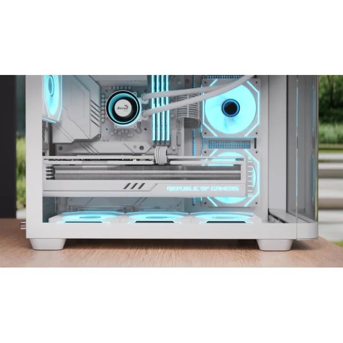 Корпус AeroCool P300C-G-WT-v1 White (ACCS-PN02033.21) изображение 9