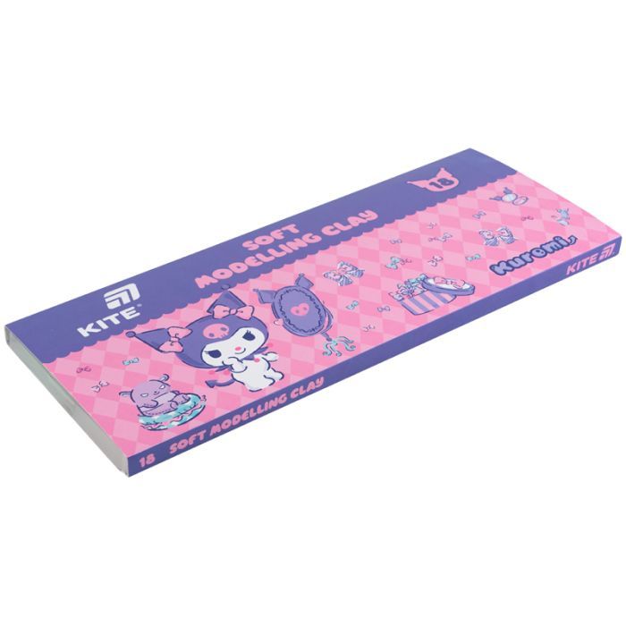 Пластилин Kite Kuromi восковий, 8 кольорів, 160 г (HK24-082) изображение 2