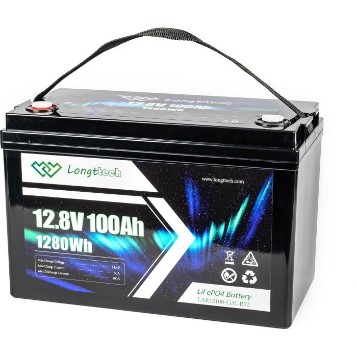 Батарея LiFePo4 Longttech 12.8V - 100Ah (LAR12100-G31-R32) изображение 2