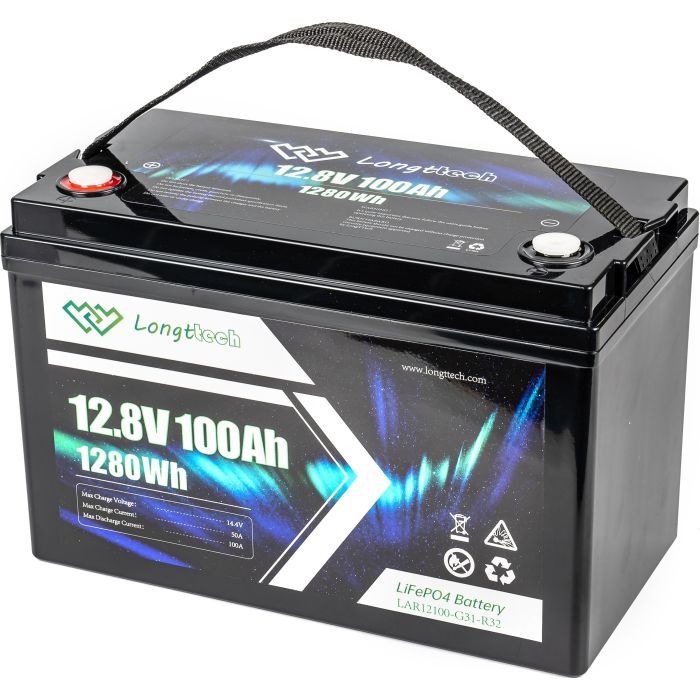 Батарея LiFePo4 Longttech 12.8V - 100Ah (LAR12100-G31-R32) изображение 6