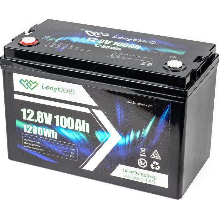 Батарея LiFePo4 Longttech 12.8V - 100Ah (LAR12100-G31-R32) изображение 7
