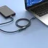 Дата кабель USB 2.0 AM/AF 2.0m black Vention (CBHBH) зображення 8