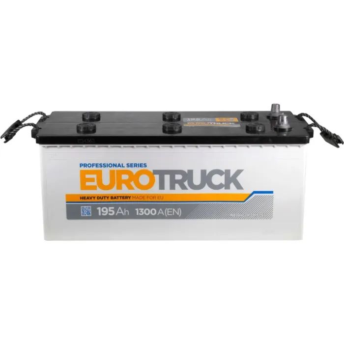 Аккумулятор автомобильный EUROTRUCK 6СТ-195АЗ (3) (B) 1300А 12V (E)