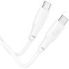 Дата кабель USB-C to USB-C 2.0m 100W TPE X93 white HOCO (6931474790729) изображение 5