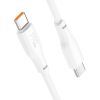 Дата кабель USB-C to USB-C 2.0m 100W TPE X93 white HOCO (6931474790729) изображение 6
