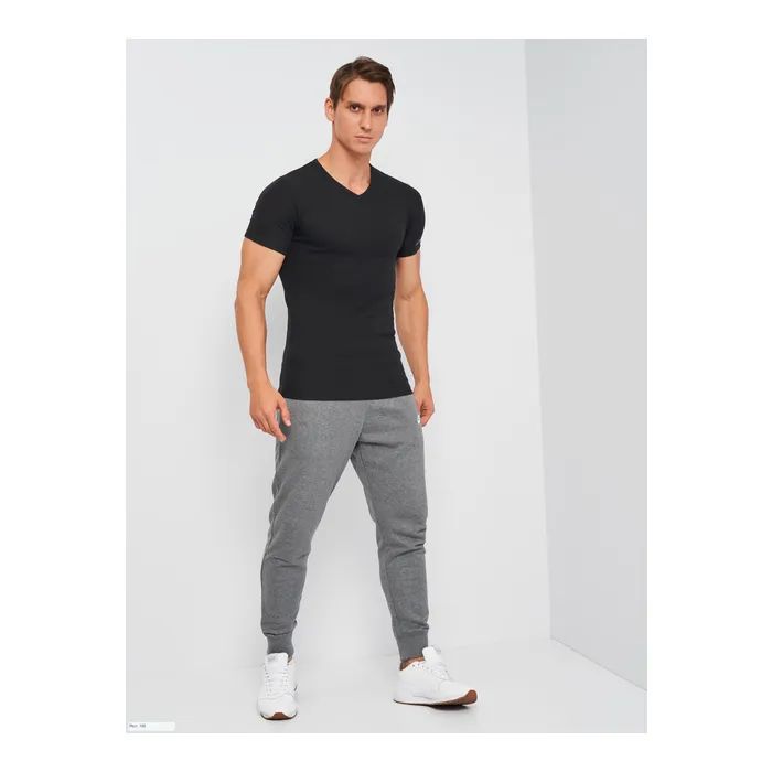 Футболка Kappa T-shirt Mezza Manica Scollo V K1311 Nero чорний XXL (8052394813997) зображення 3