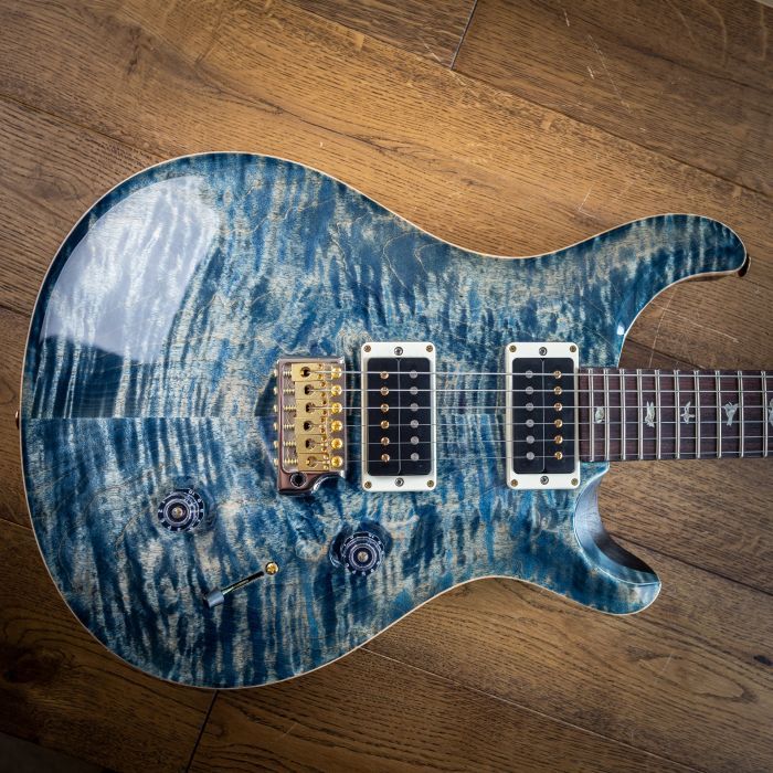 Електрогітара PRS Custom 24 10 Top Faded Whale Blue зображення 3