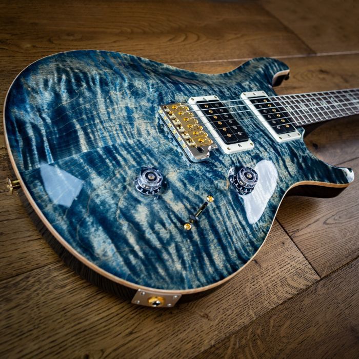 Електрогітара PRS Custom 24 10 Top Faded Whale Blue зображення 6