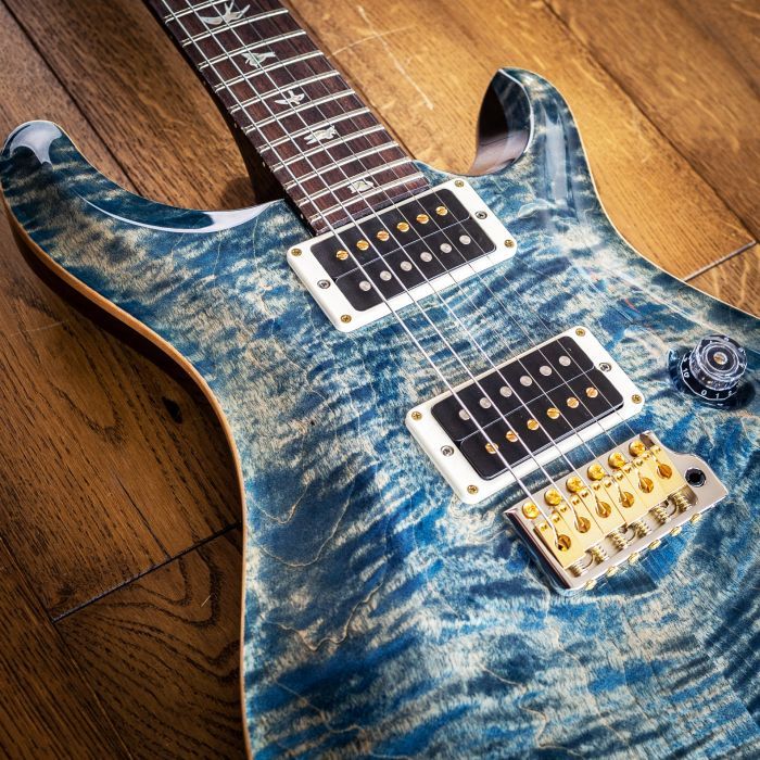 Електрогітара PRS Custom 24 10 Top Faded Whale Blue зображення 8