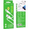 Дата кабель USB 2.0 AM to USB-C 1.0m 3A PVC BX43 white BOROFONE (6931474735607) изображение 3
