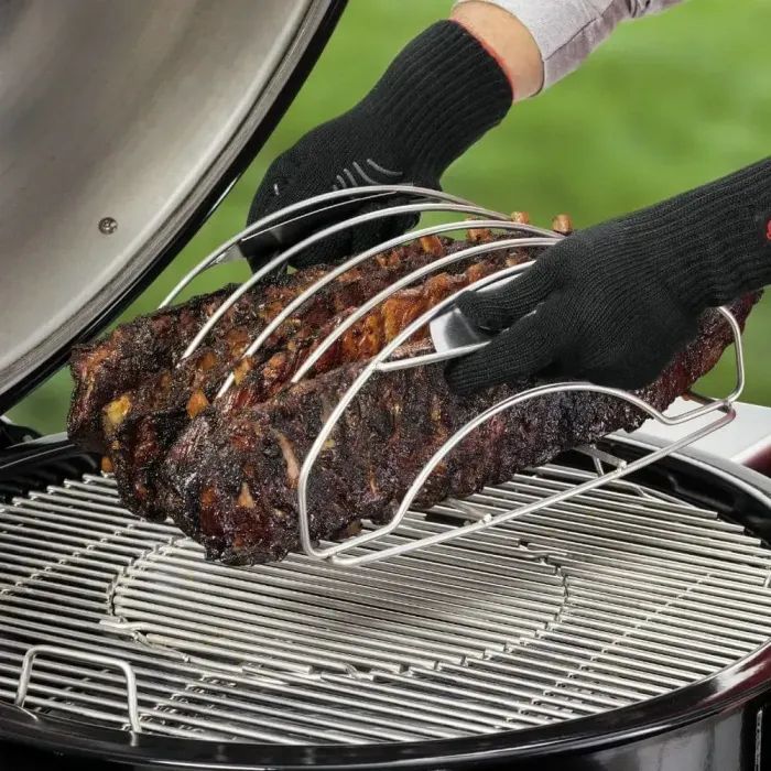 Аксессуар для барбекю Weber жаростійкі перчатки, L/XL (6670) изображение 3