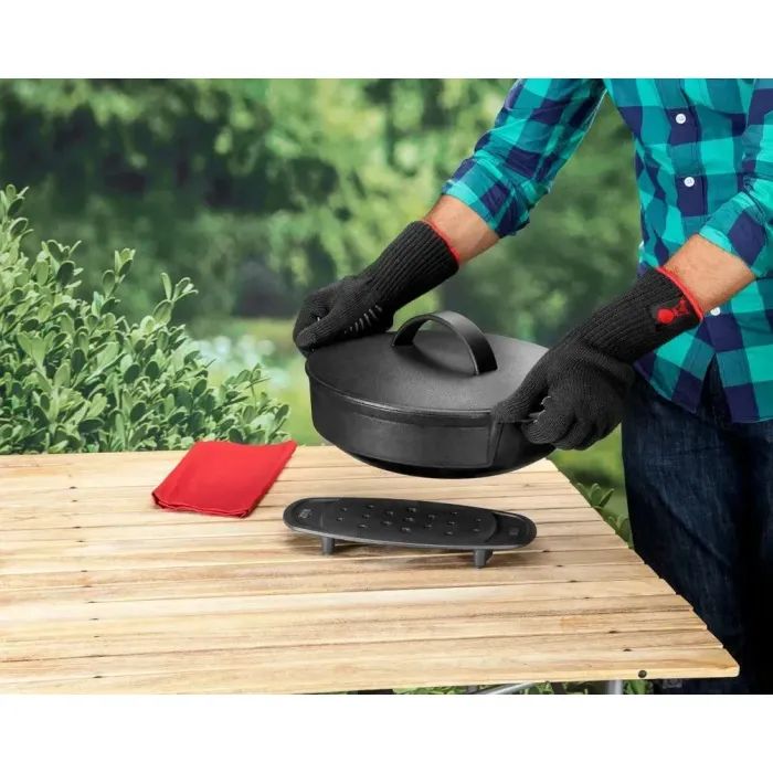 Аксессуар для барбекю Weber жаростійкі перчатки, L/XL (6670) изображение 6