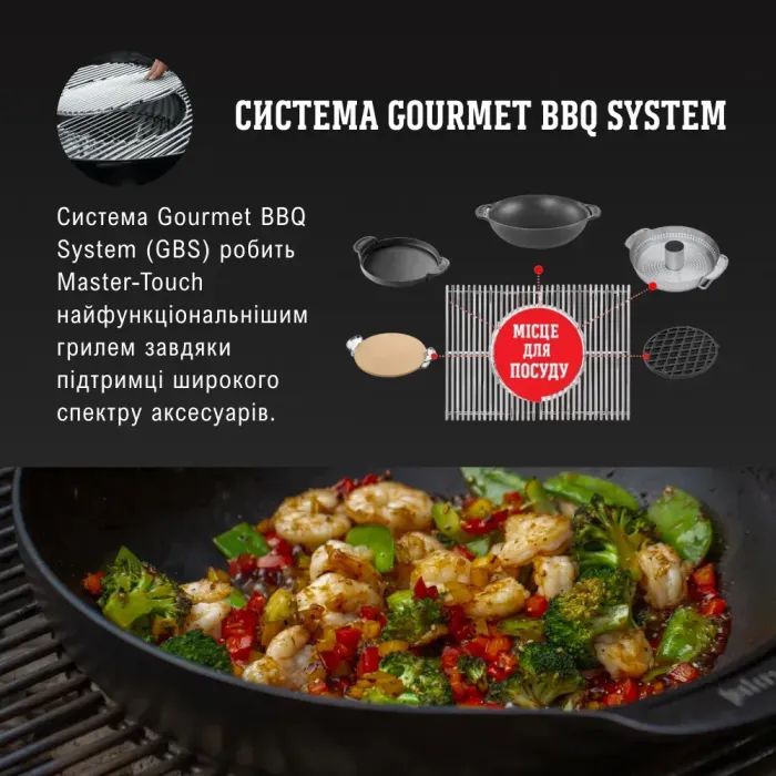Гриль-барбекю Weber Master-Touch GBS C-5750 57 см Blue (14716004) изображение 10