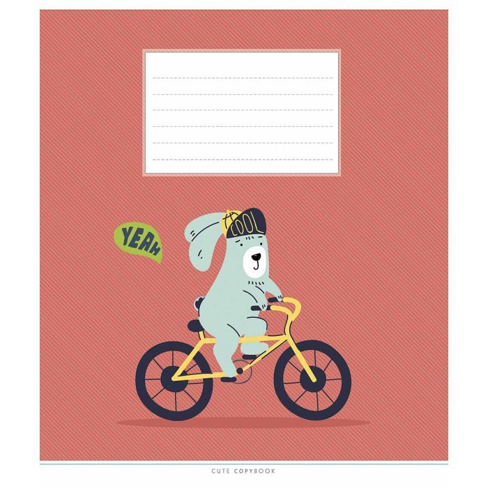 Тетрадь Школярик Cute copybook 12 листов линия (012-3212L) изображение 2