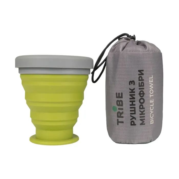 Туристическое полотенце Tribe Bicycle Towel 60х120 L Grey (T-LC-0005-L-grey) изображение 2