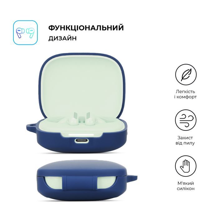 Чохол для навушників Armorstandart Hang Case для Xiaomi Redmi Buds 6 Black (ARM83390) зображення 2