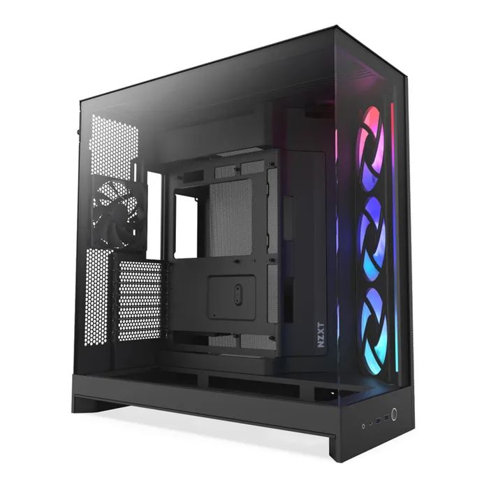 Корпус NZXT H9 Flow RGB Dual-Chamber All Black (CM-H92FB-R1)