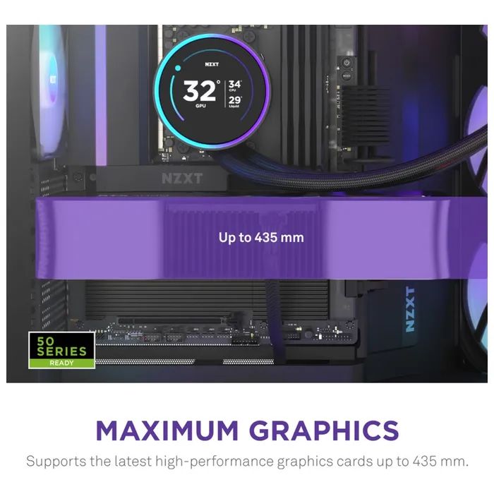Корпус NZXT H9 Flow RGB Dual-Chamber All Black (CM-H92FB-R1) зображення 5