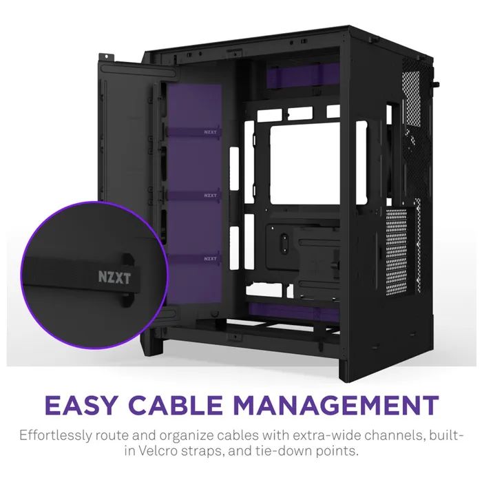Корпус NZXT H9 Flow RGB Dual-Chamber All Black (CM-H92FB-R1) зображення 9