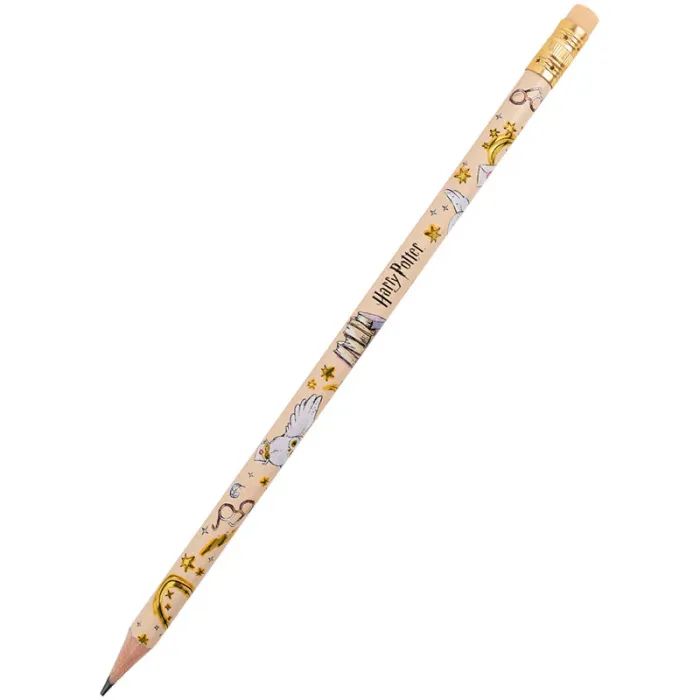Карандаш графитный Kite Harry Potter круглый, с резинкой, НВ (HP25-056)