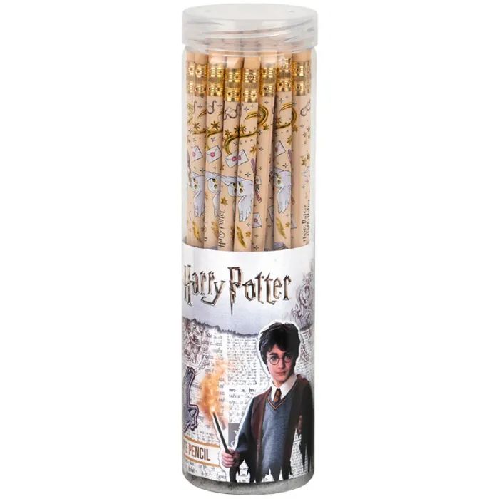 Карандаш графитный Kite Harry Potter круглый, с резинкой, НВ (HP25-056) изображение 2