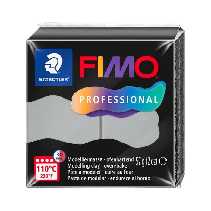 Пластика Fimo Professional, Сіра, 57г (4007817163627)