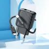 Зарядное устройство HOCO CS23A USB-C PD30W + 1xUSB QC3.0 + cable USB-C to USB-C black (6942007609968) изображение 8