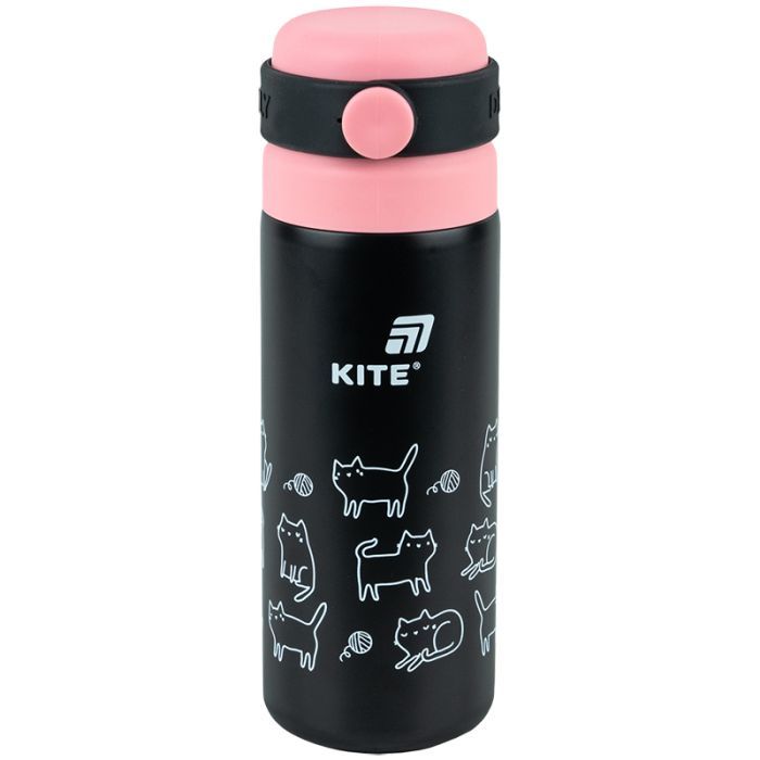 Термос Kite 500 мл, чорний (K25-1222-3)