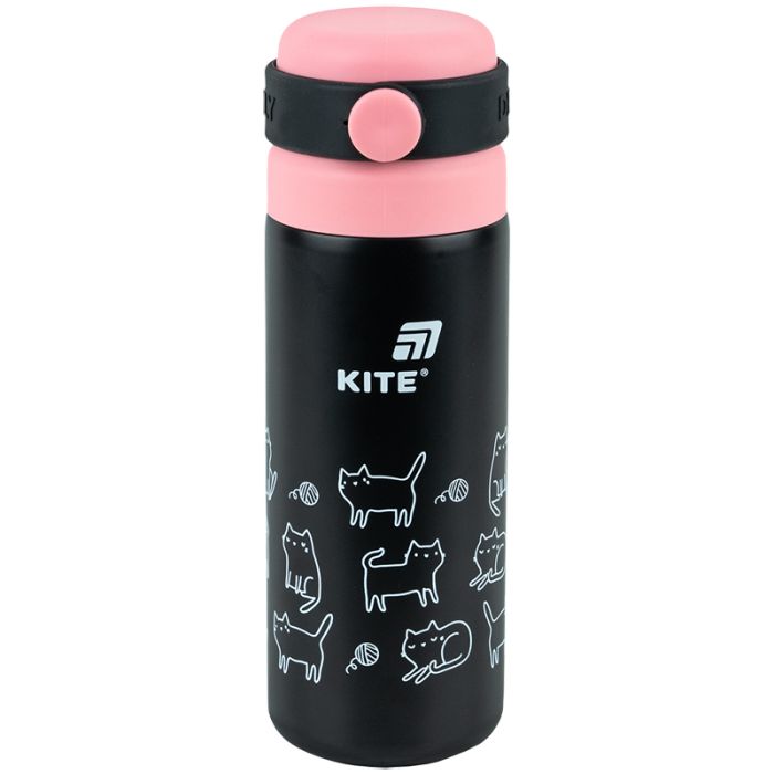 Термос Kite 500 мл, чорний (K25-1222-3)