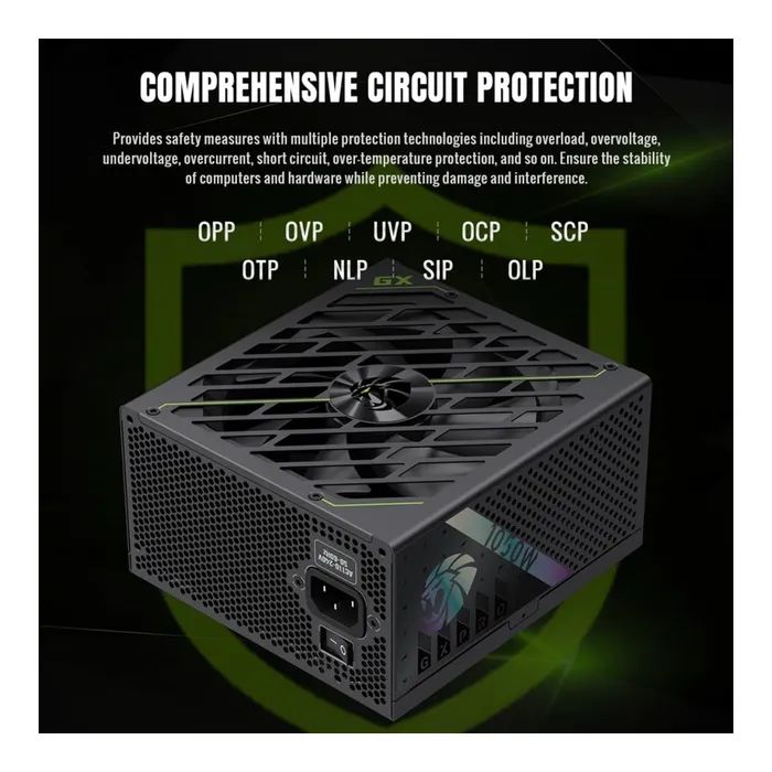 Блок питания Gamemax 1050W (GX PRO 1050G) изображение 6