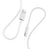 Дата кабель USB 2.0 AM to USB-C 1.0m 2.4A white Denmen (D22T-WH)
