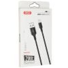 Дата кабель USB 2.0 AM to Micro 5P 2.0m 1.5A braided black XO (NB143-M2-BK) изображение 2