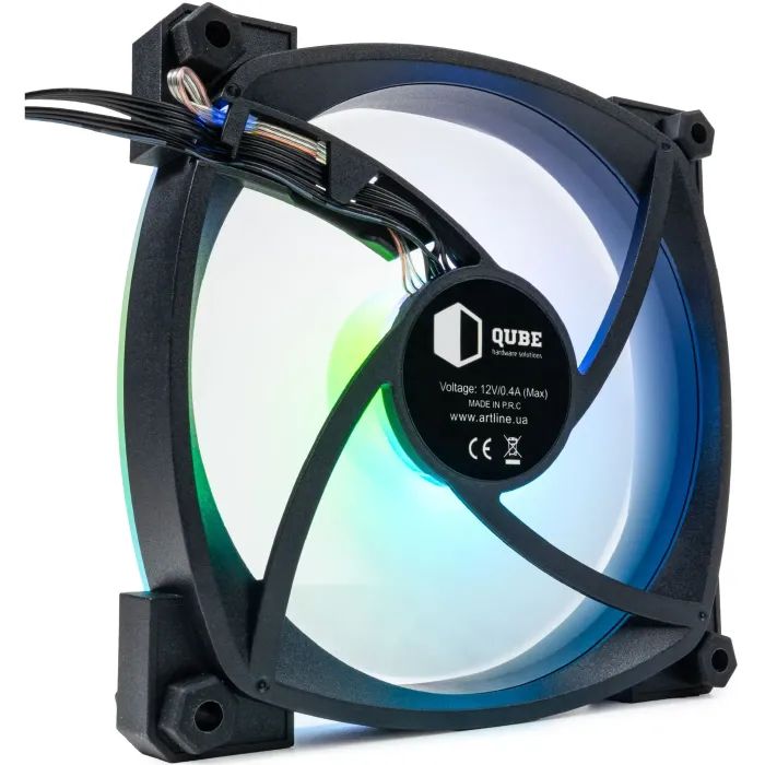 Кулер для корпуса Qube M55-1 Black изображение 3