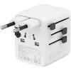 Зарядное устройство Canyon OnTour 20 2xUCB-C + USB-A EU/UK/US/AUS 20W White (CNS-TA20W1005W) изображение 2