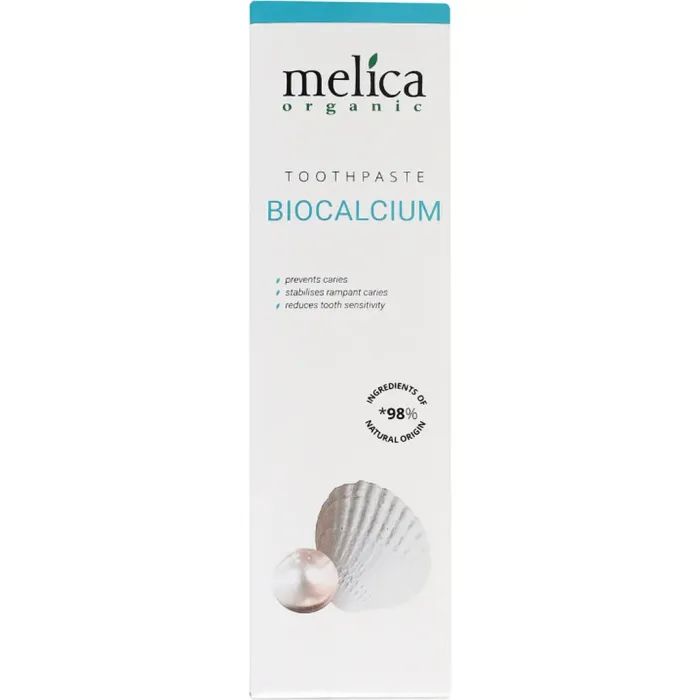 Зубная паста Melica Organic Biocalcium 100 мл (4770416004812) изображение 3 Зубная паста Melica Organic Biocalcium 100 мл (4770416004812) изображение 3