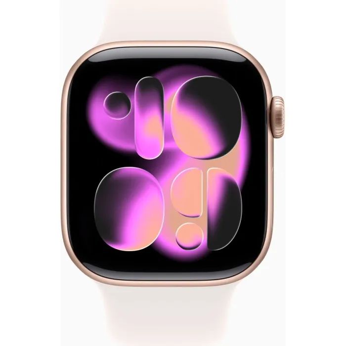 Смарт-годинник Apple Watch Series 11 GPS 42mm Rose Gold Aluminium Case with Light Blush Sport Band - S/M (MEU04RK/A) зображення 2