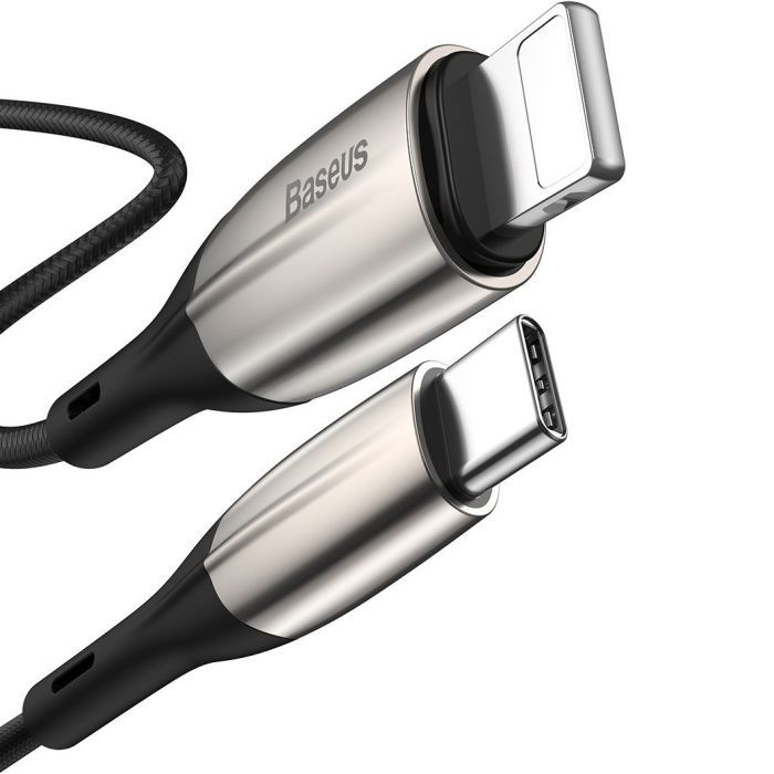 Дата кабель USB-C to Lightning 1.0m 18W black Baseus (CATLSP-01) изображение 3