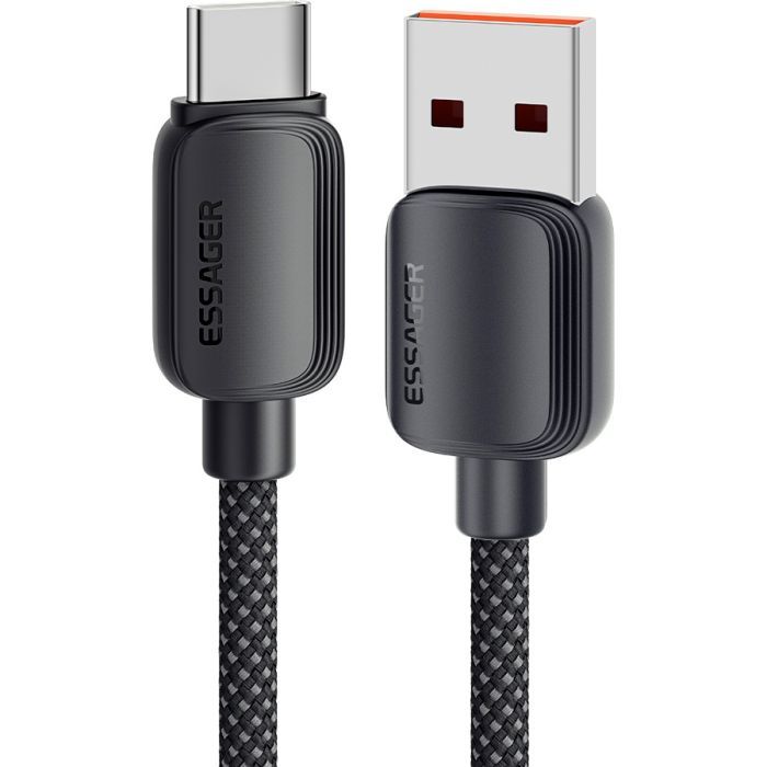 Дата кабель USB 2.0 AM to USB-C 2.0m 100W white Essager (EXC7A-WLA02-P)