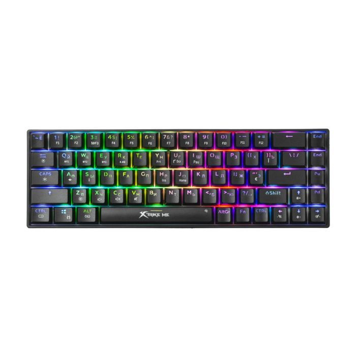 Клавіатура Xtrike ME GK-995W RGB Wireless/Bluetooth UA Black (GK-995WBKUA)