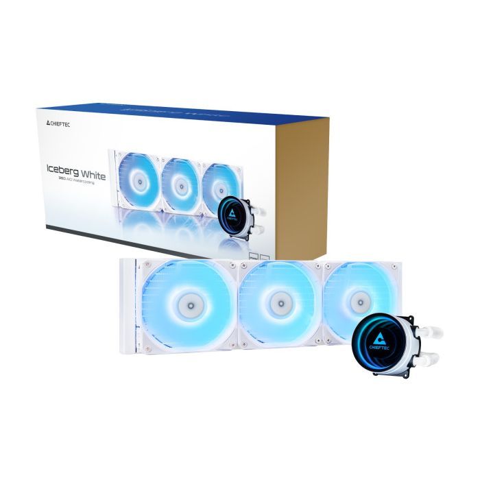 Система рідинного охолодження Chieftec Iceberg 360 ARGB WHITE (CLC-360-RGB-W) зображення 3