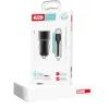 Зарядное устройство XO 1xUSB + cable USB to Micro 5P TZ09 black (6920680873487) изображение 2